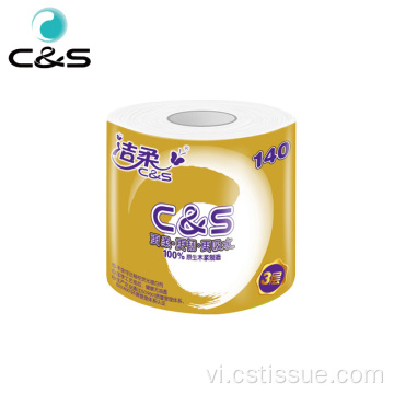 Cuộn giấy trong phòng tắm 140g 3 lớp